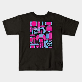 Gamer Pattern Kids T-Shirt